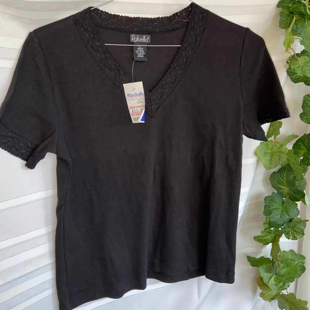 Rafaella Black top size L